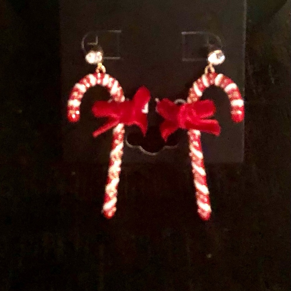 Torrid Candy Cane Statement Earrings - image 4